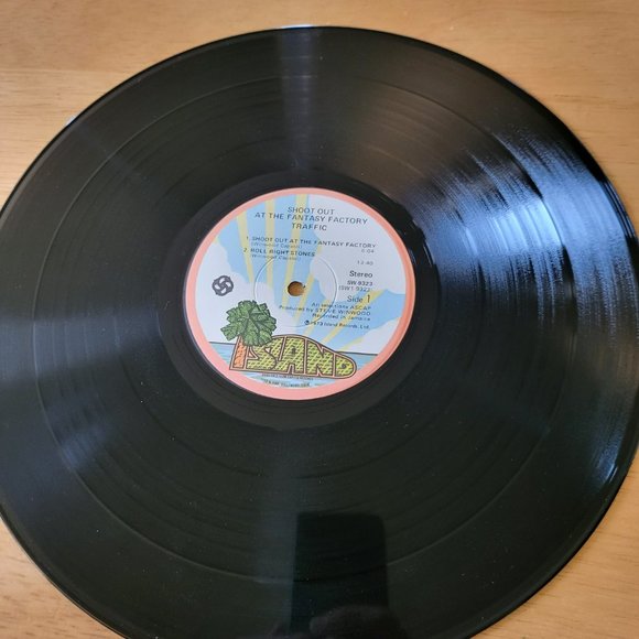 TRAFFIC Shoot Out At The Fantasy Factory LP 1973 Island SW-9323 Rock Jazz LP9 - Picture 8 of 10